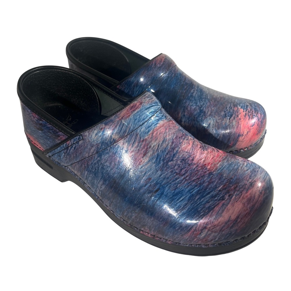 Dansko Professional Clogs Women's 11.5 / 42 Cotton Candy Patent Leather Slip On